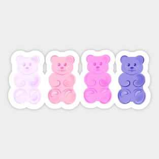 Gummy Bear - pink colors Sticker